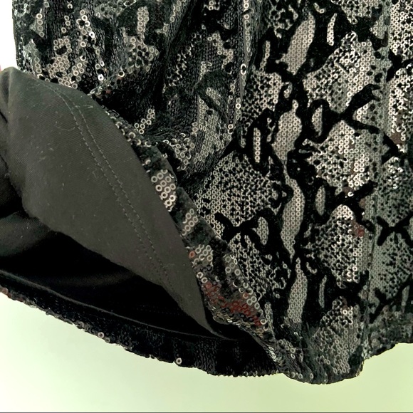 Joes Fresh Sequin Drawstring Mini Skirt- Size S - Picture 5 of 10